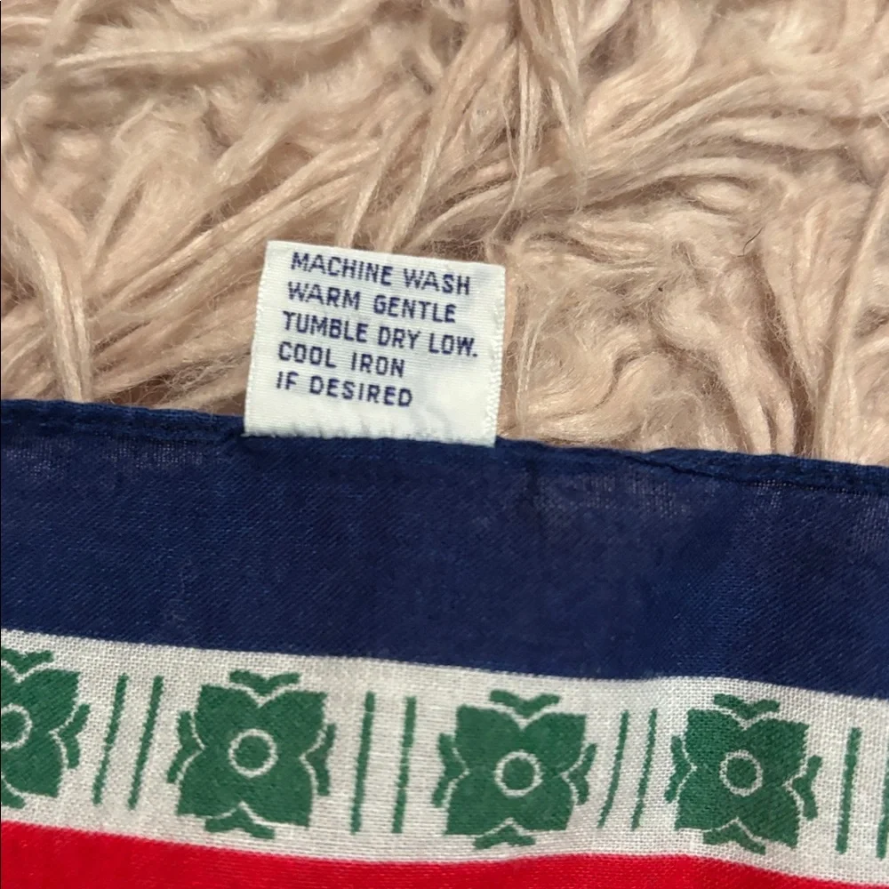 Vintage Avon Sweet Honesty Boho Print Bandanna